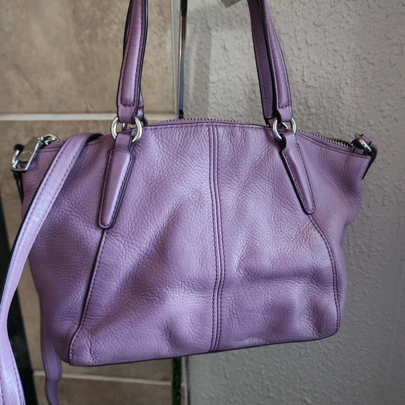 Coach Lavender Mini Kelsey Satchel 2 way bag - Picture 3 of 14